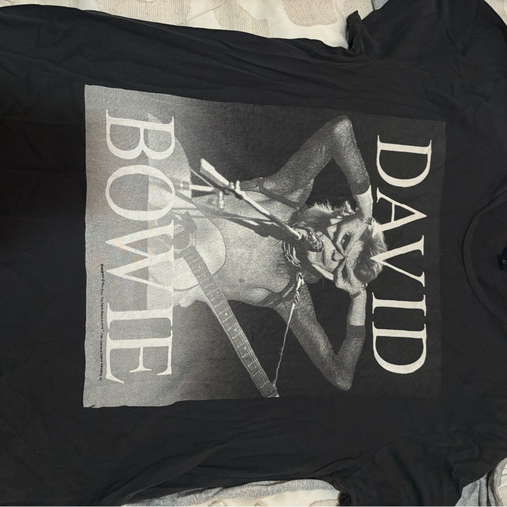 Divided Black David Bowie Graphic Tee